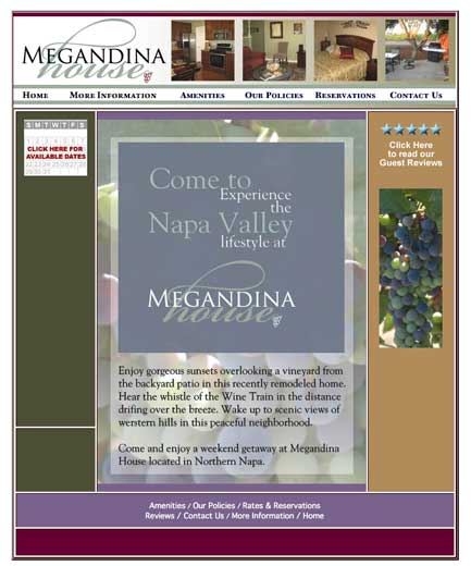 Megandina House website